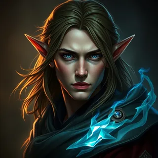 half elf magician