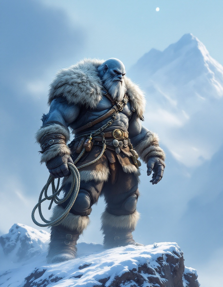 Garrik Stoneknee — Mountain guide